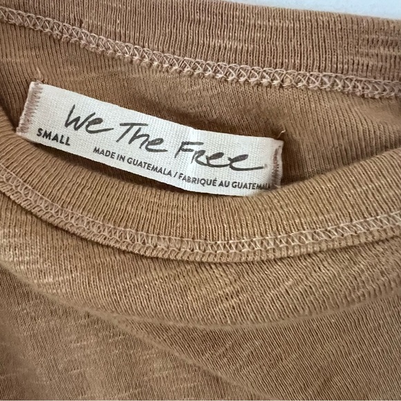 We The Free One-Shoulder Tan Tank Top | Size Small| - Picture 4 of 5